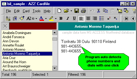 Phonebook Software
