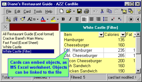Kartei-Software screenshot