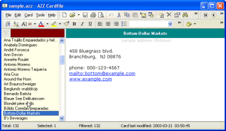 Informationen 0rganizer Software