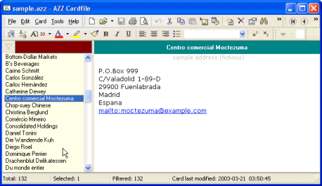 Eckzahnfestlichkeiten - persnliche Organisator datenbank