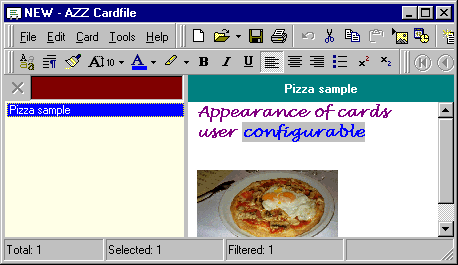 organisieren Sie Rezepte - schlieen Sie Abbildungen ein