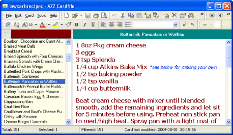 ordene las recetas - incluya los cuadros